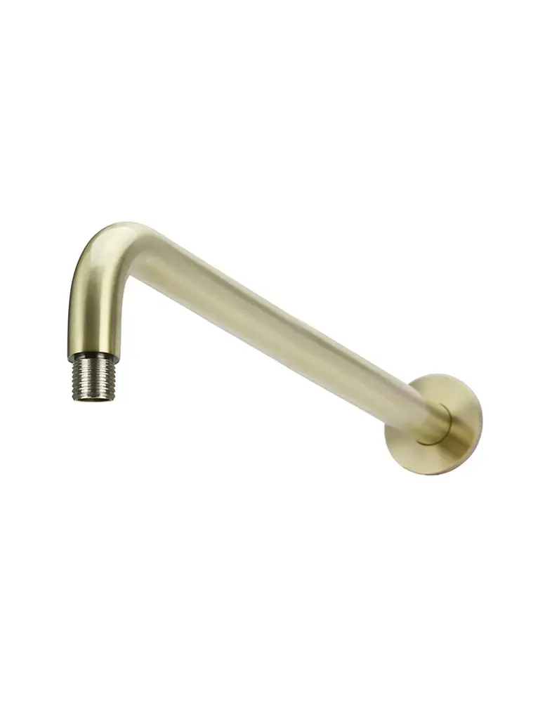 ROUND WALL SHOWER CURVED ARM 400MM