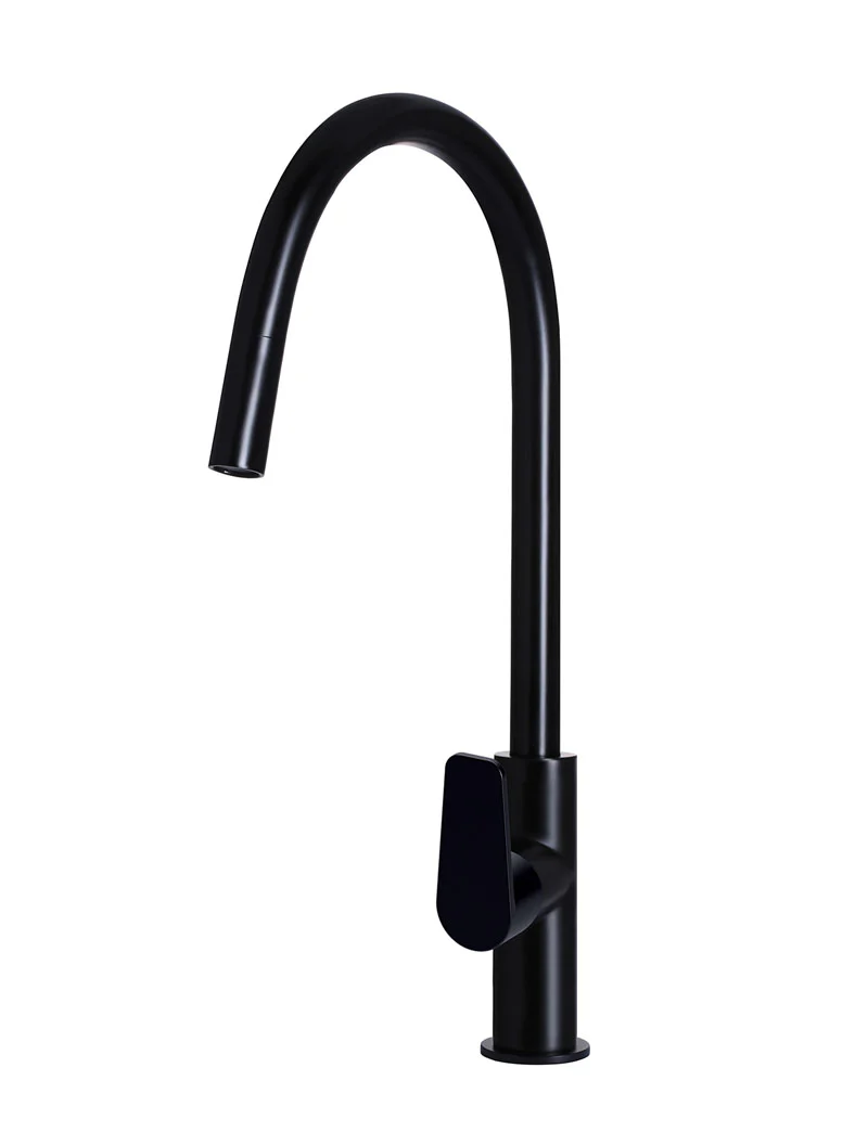Round Piccola Pull Out Kitchen Mixer Tap