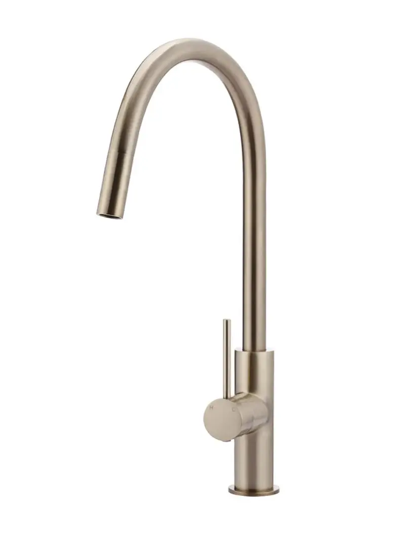 Round Piccola Pull Out Kitchen Mixer Tap