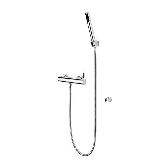 Faucet + hose + bracket * 2 + shower head