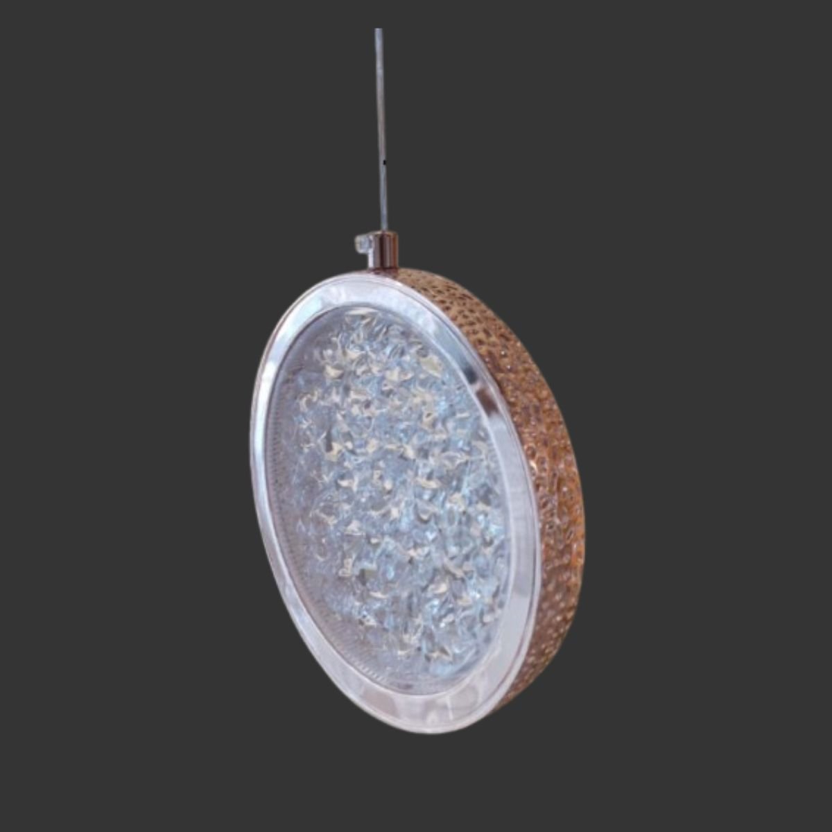 Nordic Crystal Round LED Pendant Light 