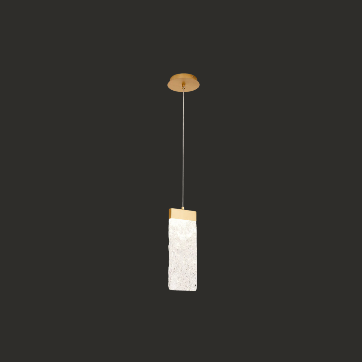 Pendant Light Painted Brushed Gold